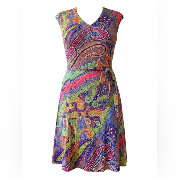 Ralph Lauren Dresses & Skirts - Lauren Ralph Lauren Boho Paisley Summer Dress S⁠